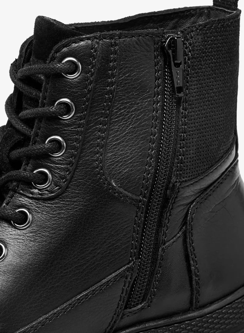 Lee Cooper BLACK Men Leather Ankle Boot for Men | Best Price UAE