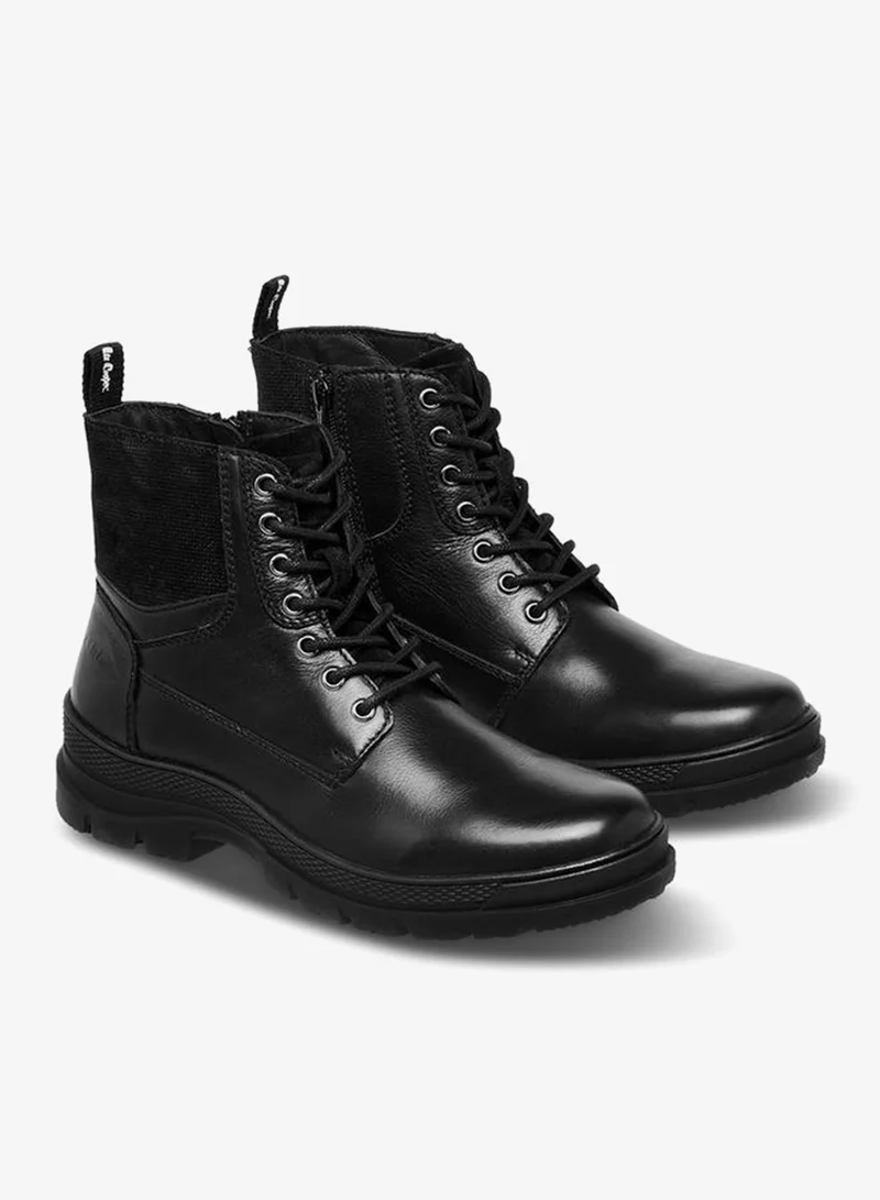 Lee Cooper BLACK Men Leather Ankle Boot for Men | Best Price UAE