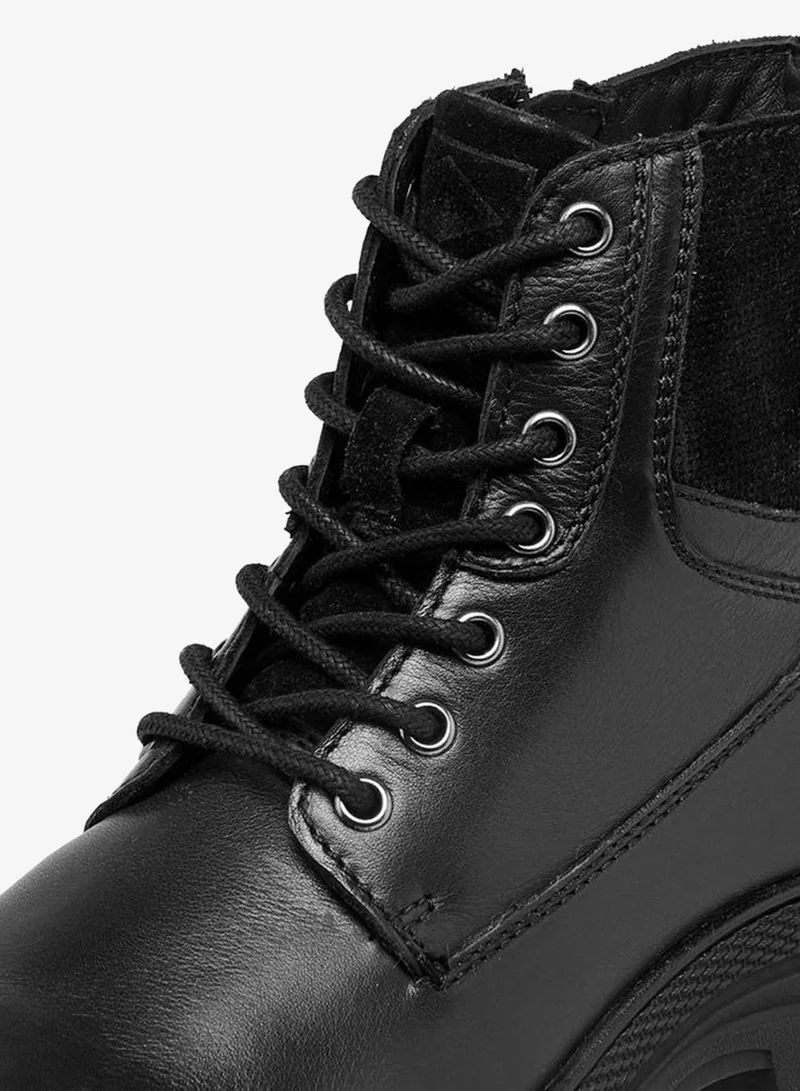 Lee Cooper BLACK Men Leather Ankle Boot for Men | Best Price UAE