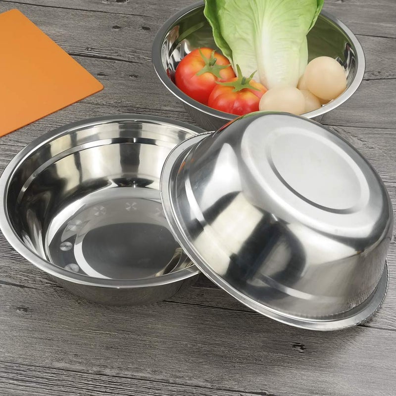 Eagrye Stainless Steel Mixing Bowls/Metal Prep Bowls  Set Of 4 - Image 4