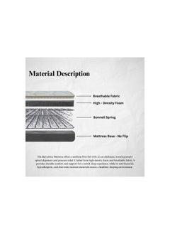 TOTAL COMFORT Total Comfort Barcelona Mattress I Thickness 22cm I Firm Feel for orthopedic support  - Image 3