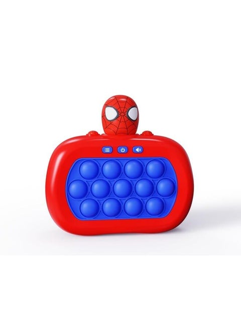 Zempertoopa Quick Push Bubble Game, Quick Push Bubbles Game Console, Decompression Machine Games, Mini-Handheld Fast Speed Push Game, Pop Puzzle Game, Gift for Boys, Girls (Spider)