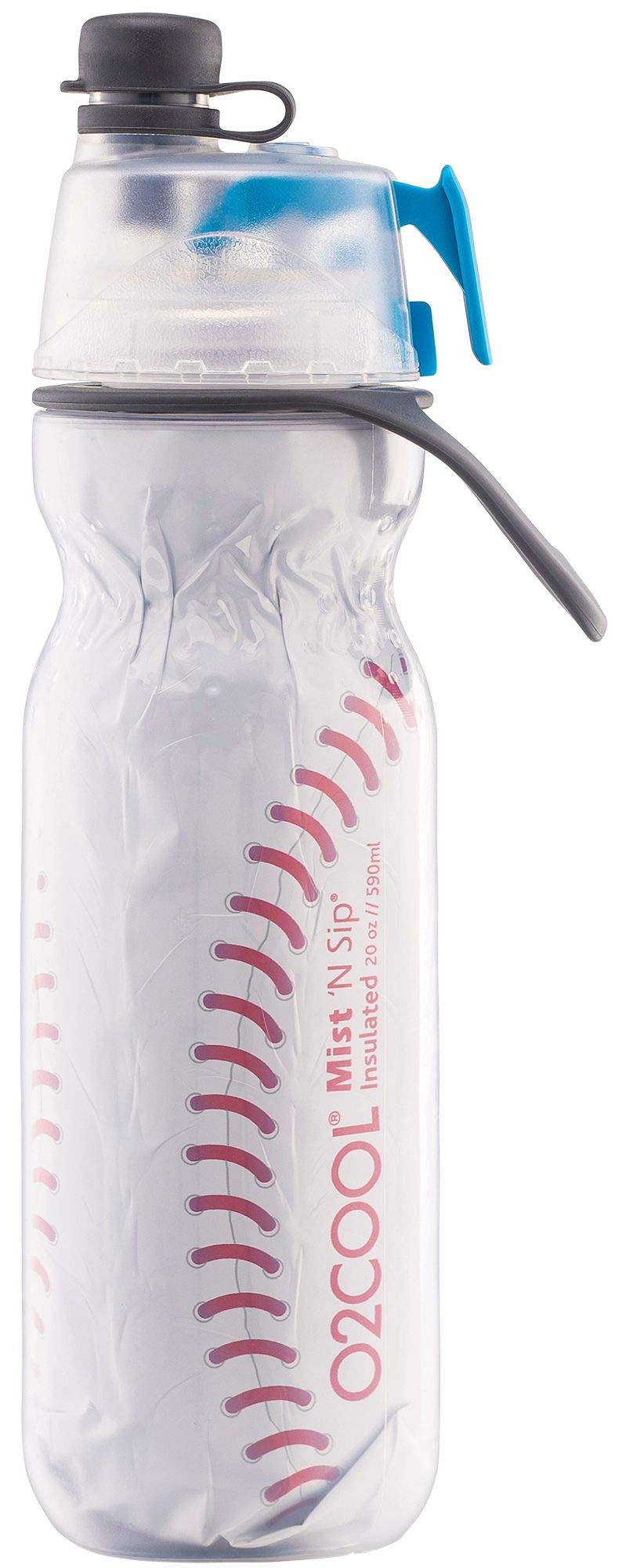 O2COOL Mist N' Sip Insulated Water Misting Squeeze Bottle- 20 oz - Image 2