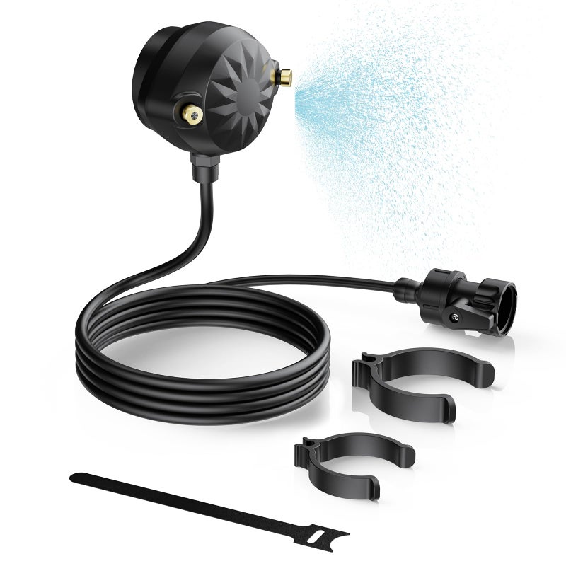 Lnauy Misting Attachment Compatible with Shark FlexBreeze Mister Fan FA20XMIST FA222 FA202 Replacement for Instacool Fan Mister Hose Accessory Lower Temperature and Double Reinforcement Design - Image 2