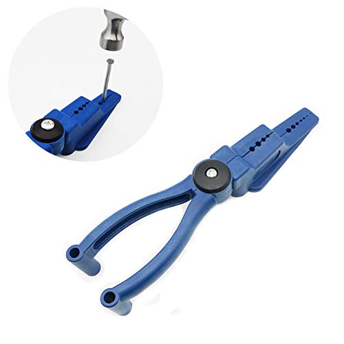 JIUMEI Nails Holder for Hammering Safety Pliers Finger Saver Protector Finger Joint Plastic Pliers Household Gadget Tool Easy Position Nails Screws - Image 1