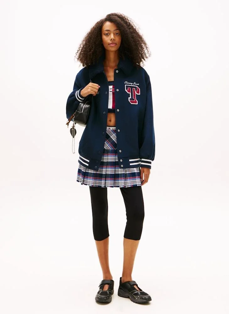 TOMMY JEANS Graphic Varsity Jacket