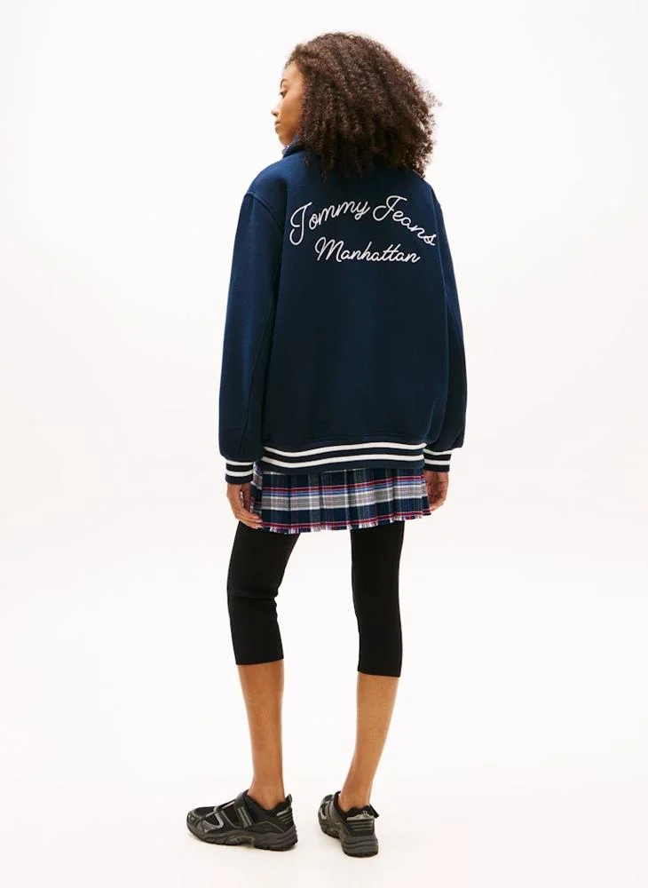 TOMMY JEANS Graphic Varsity Jacket