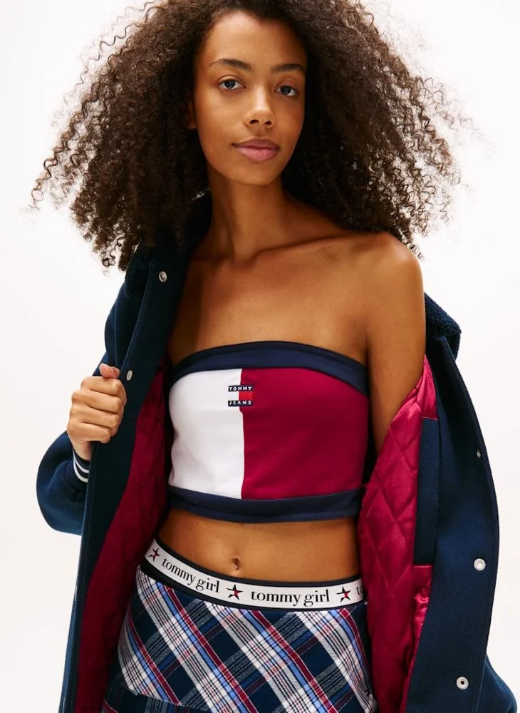 TOMMY JEANS Graphic Varsity Jacket