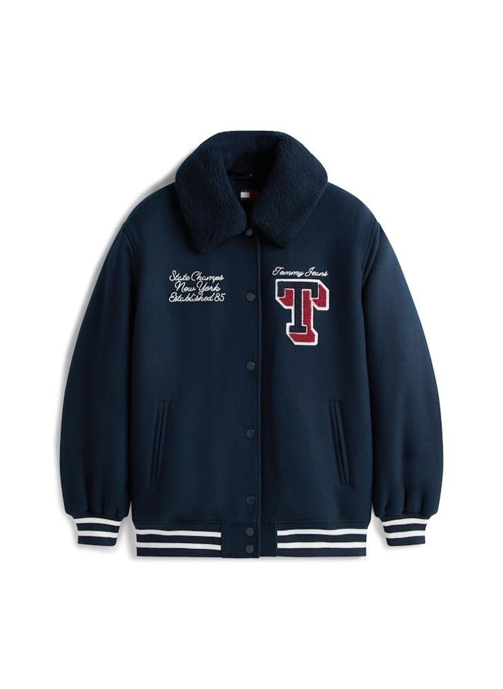 TOMMY JEANS Graphic Varsity Jacket - Image 5