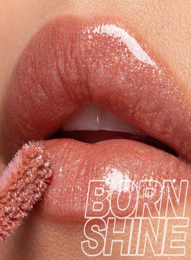 FOCALLURE High Shine Glitter Lip Gloss,Hydrates and Soothes Lips for a Gorgeous,Delivers a Non-sticky Glossy finish,Long-lasting Shine & Fuller-looking Lip Makeup,NU01 JOANNE - Image 5