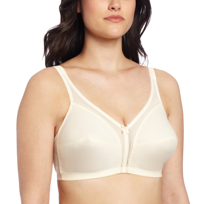 Carnival Women's Full Figure Camisole Strap Soft Cup Wire Free Bra, Champagne, 40C - Image 5