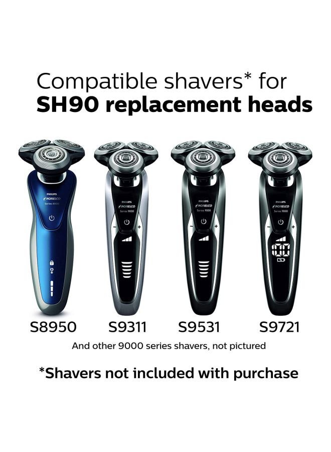 Philips Norelco Replacement Shaver Head For Series 9000 Silver - Image 4