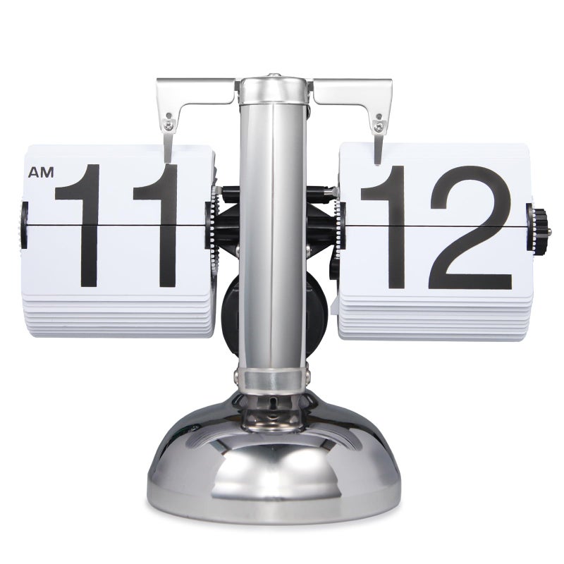 Wkevnu ساعة حائط عتيقة ساعة مكتبية عتيقة ساعة فليب داون ساعة رقمية فليب ساعة ميكانيكية ساعة فليب أوتوماتيكية ساعة طاولة تعمل بالبطارية ساعة تعمل بتروس داخلية لمكتب المنزل ساعة مكتبية فليب