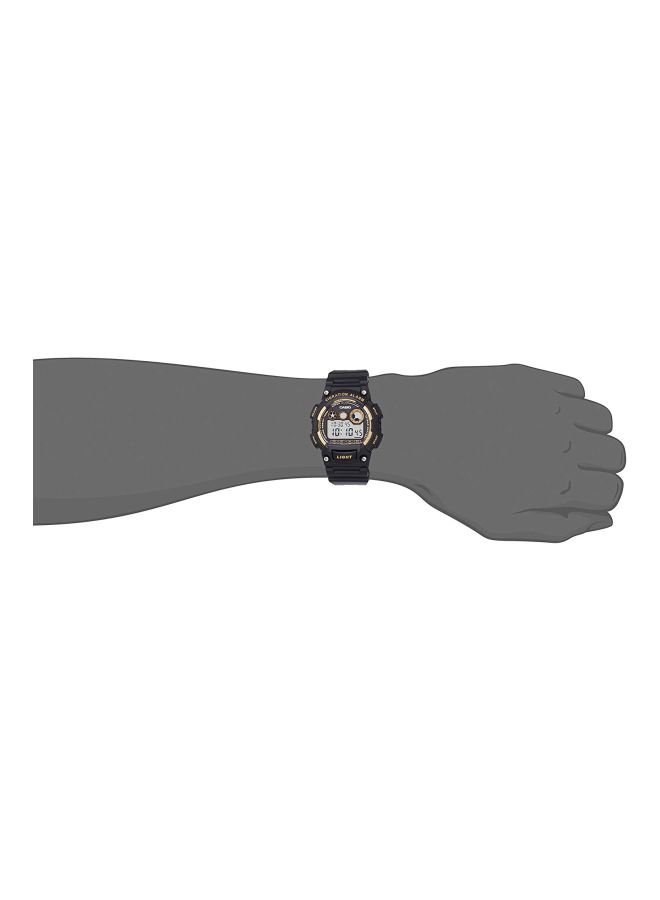 CASIO Men Youth Digital Watch W-735H-1A2VDF - 51 mm - Black - Image 4