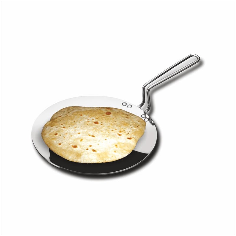 Kitchen Essentials Ferstal Tava 22cm Triply with SS Wire Handle - Image 3