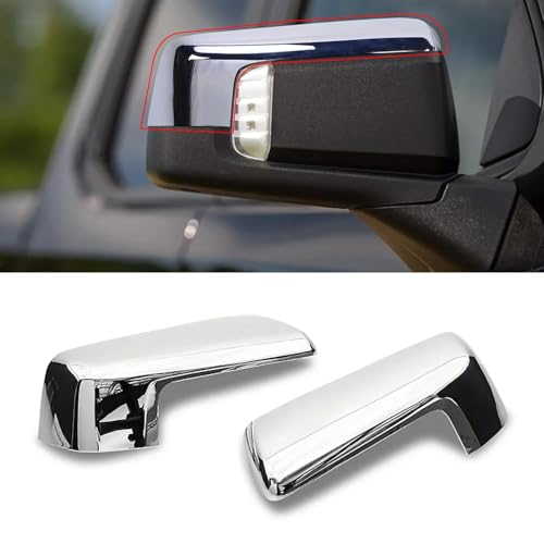 Moonlinks Compatible with 2019-2025 Chevy Silverado 1500 GMC Sierra 1500 Side Mirror Cover,Chrome Plating LH & RH Side Door Exterior Rearview Mirror Cap Trim for Silverado 1500(1 Pair) - Image 1