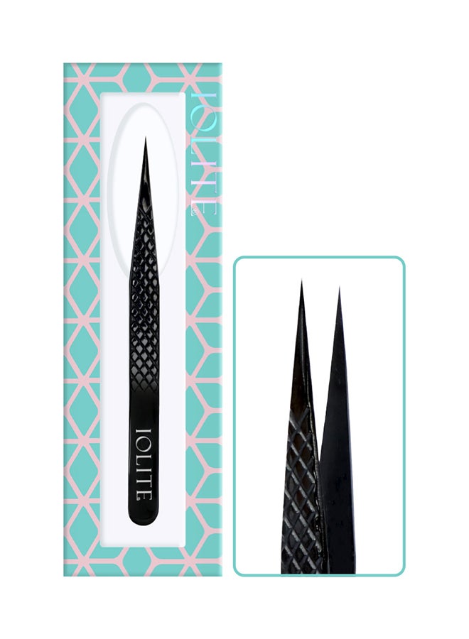 IOLITE Anti Rust Firm Comfortable Eye Lashes Extension Tool Stainless Steel Tweezers - Image 2