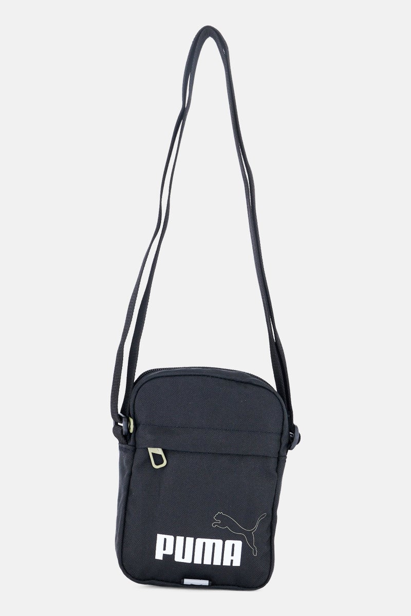 PUMA Men Brand Logo Crossbody Bag, Black  - Image 1