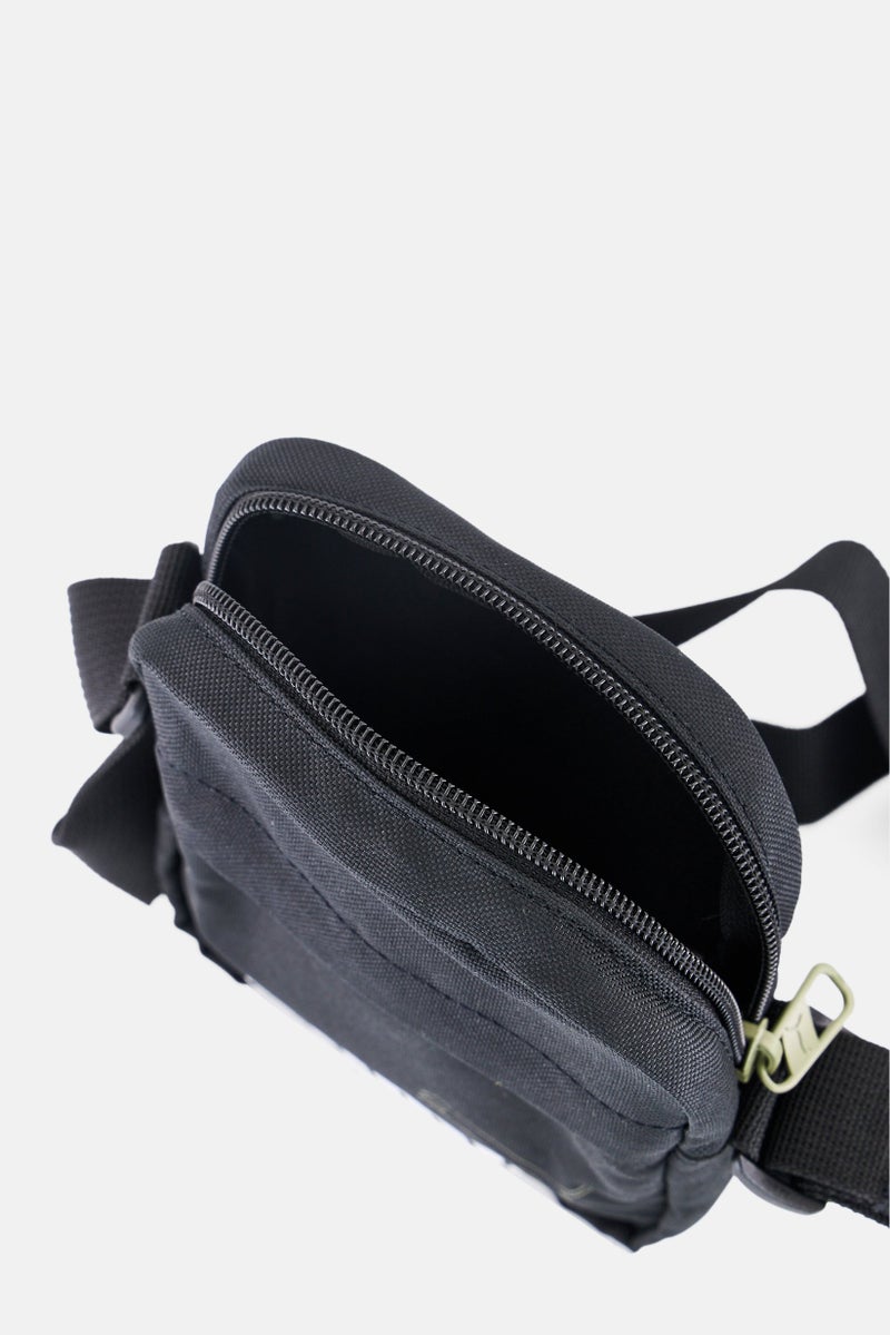 PUMA Men Brand Logo Crossbody Bag, Black  - Image 3