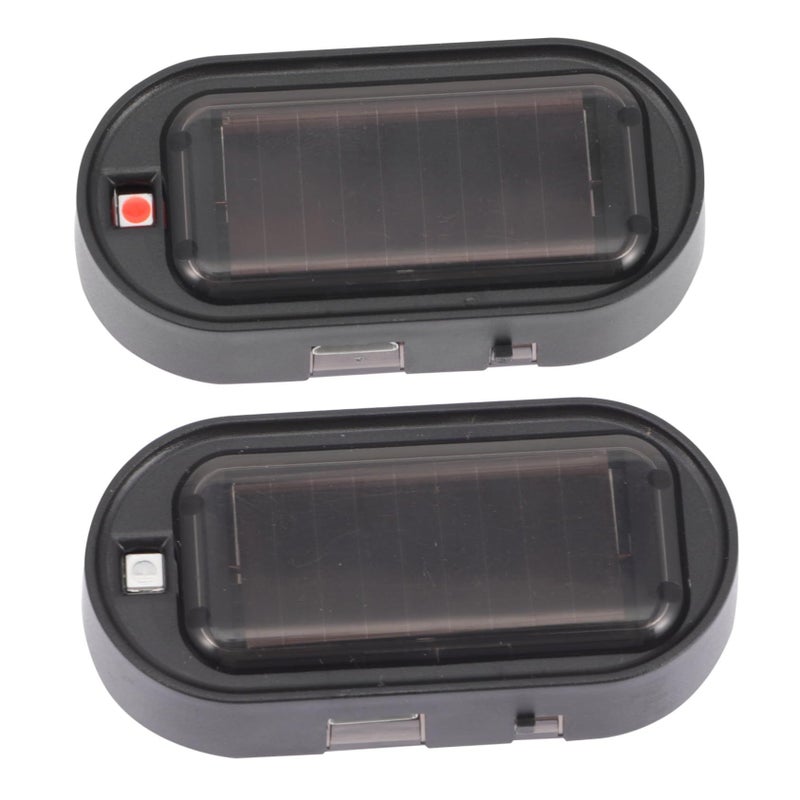 Solar Car Warning Lights USB Charging LED Flashing Security Lights for Cars Trucks SUVs - Image 2