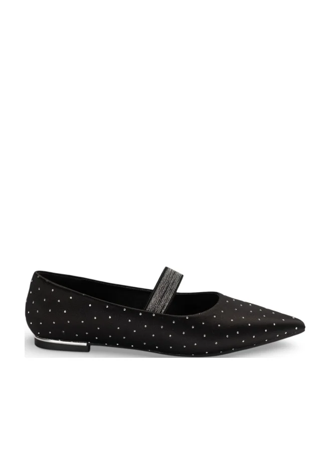Bata Stud Detail Strap Flats