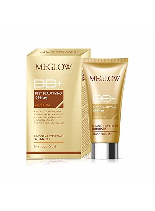 MEGLOW Best Beautifying Bb+ Cream 30G Combo Pack Of 2 Spf 15; All In 1 Facial Cosmetic Helps For Skin Brightening;Nourishing;Moisturizing And Instant Complexion Enhancement;Helps In Lighten Dark Spots - Image 1