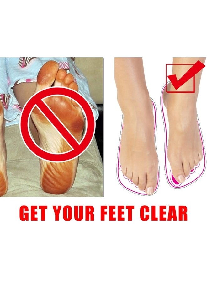 HeeStar - 25Pairs(50 Feets) Disposable Pink Spray Tanning Feet Pads Sunless Airbrush Spray Tent Protect Foot - Image 1
