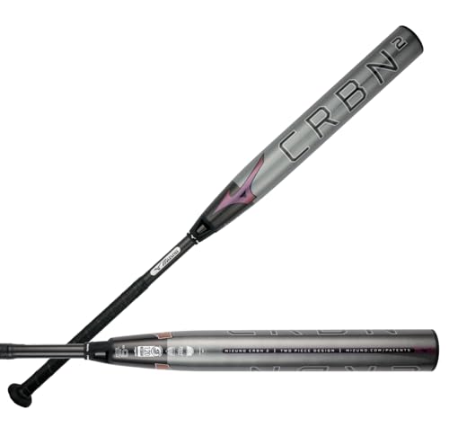 Mizuno CRBN2 Fastpitch Softball Bat 9 Womens Composite Fast Pitch BAT CharcoalBlack 33 INCHES 3300 - Image 1