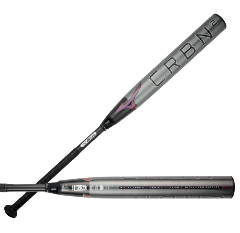 Mizuno CRBN2 Fastpitch Softball Bat 9 Womens Composite Fast Pitch BAT CharcoalBlack 33 INCHES 3300 - Image 2