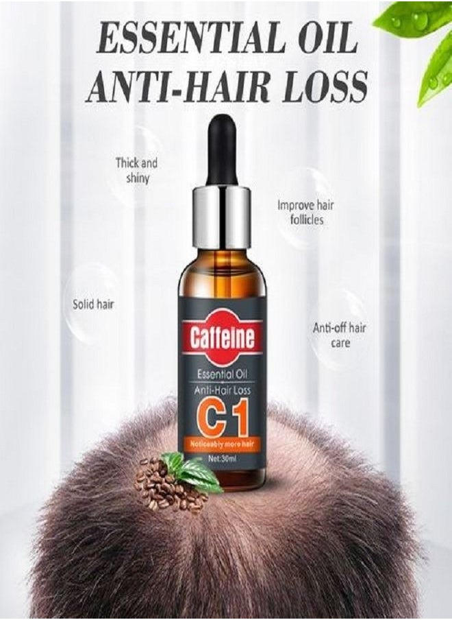 Caffeine Caffeine C1 Anti Hair Loss Essential Oil For Men & Woman 30ml  - Image 4