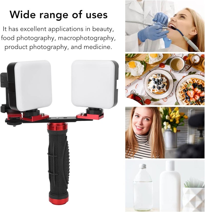 كلاراكو ضوء التعبئة، ضوء الفيديو، مساعدات التصوير الفوتوغرافي للأسنان، كاميرا الهاتف المحمول عن طريق الفم، ضوء إضافي، كاميرا، ضوء صور للتجميل، تصوير الماكرو، تصوير المنتجات - Image 5