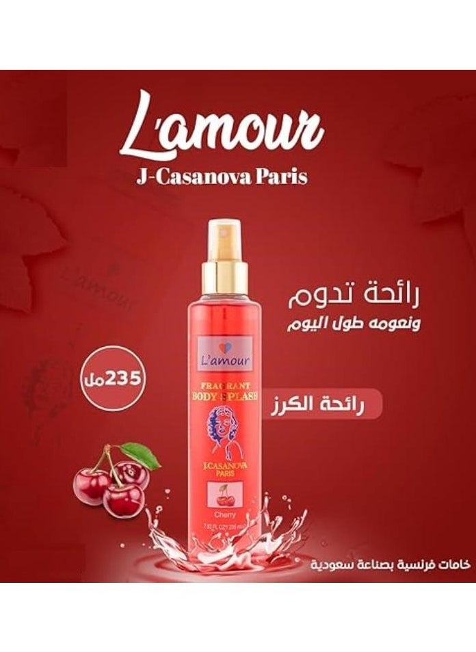 J.CASANOVA PARIS J. Casanova Paris Body Splash, Cherry 235 ML  - Image 1
