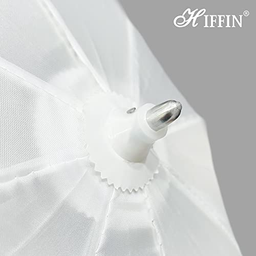HIFFIN Professional White Umbrella 100cms 36 inch/91cm for Photography Studio LED Video Light Flash, Camera Flash Video Light Stand, Lighting Diffuser - Image 2