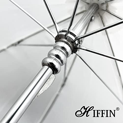 HIFFIN Professional White Umbrella 100cms 36 inch/91cm for Photography Studio LED Video Light Flash, Camera Flash Video Light Stand, Lighting Diffuser - Image 4