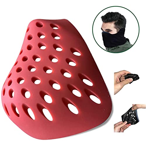 LonlyEagle 3D Mask Inner Bracket for Comfortable Mask Wearing-Internal Support Holder Frame for Balaclavas-Reusable Silicone Face Shell for Cosplay -Lower Half Face Protective for Airsoft/Paintball/BB Gun - Image 2