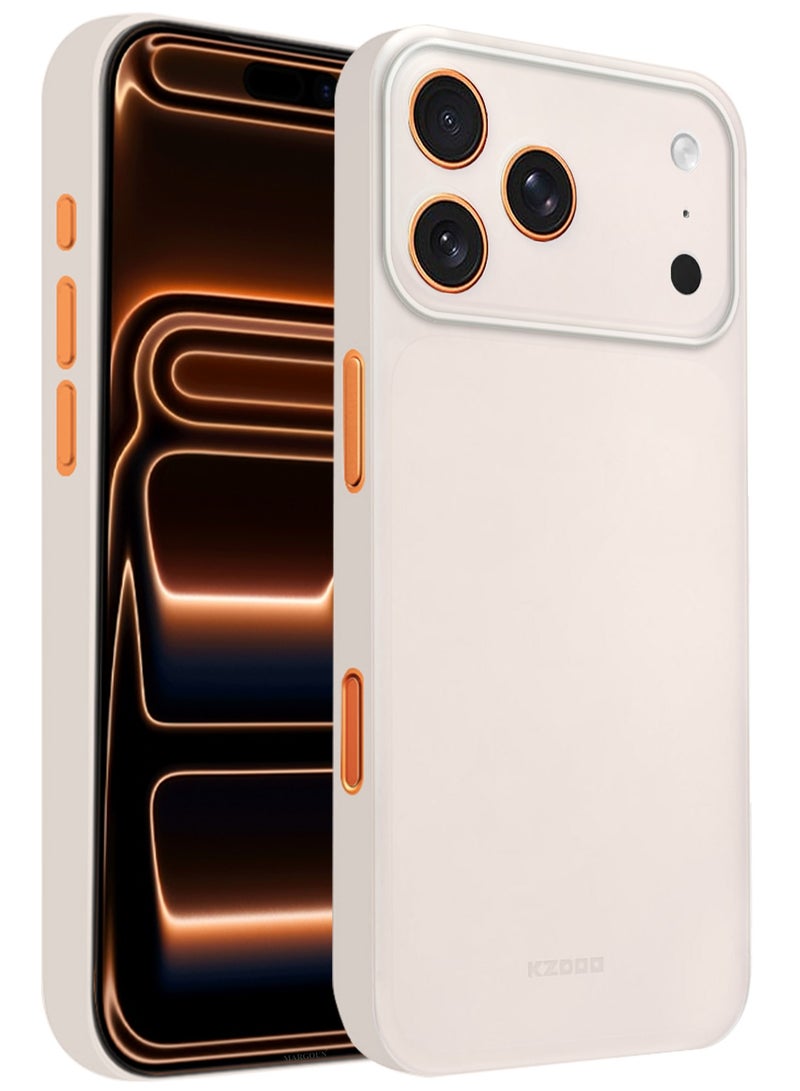 KZDOO Air Skin  Case  Cover for Apple iPhone 17 Pro Max - Sturdy Back Cover - Durable Thin Case - Drop Protection Cover - Frosted Clear - Image 2