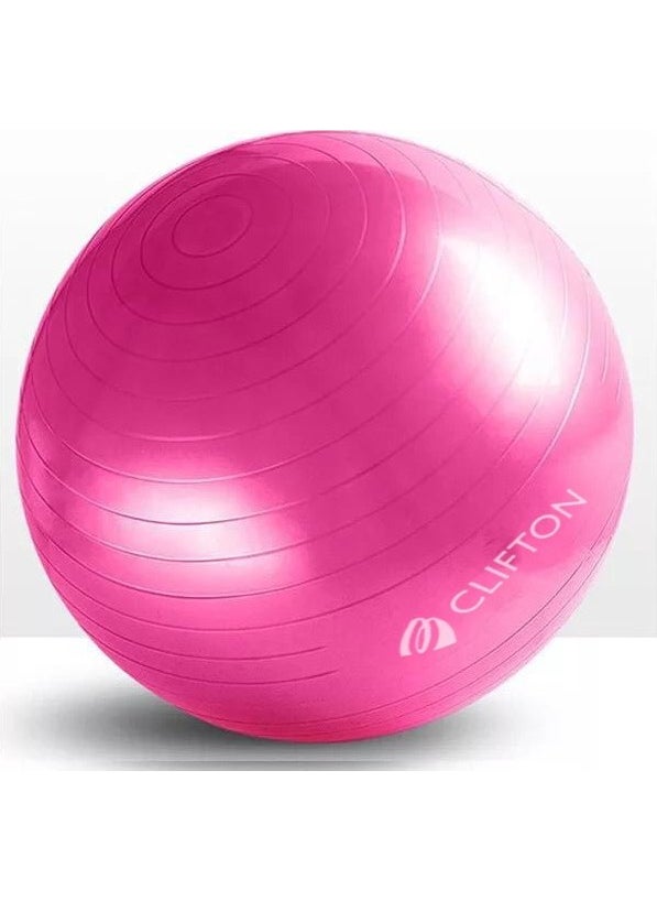 Clifton 65 cm Pilates Ball Dura-Strong Deluxe Corded Pilates Ball + Pump  - Image 1