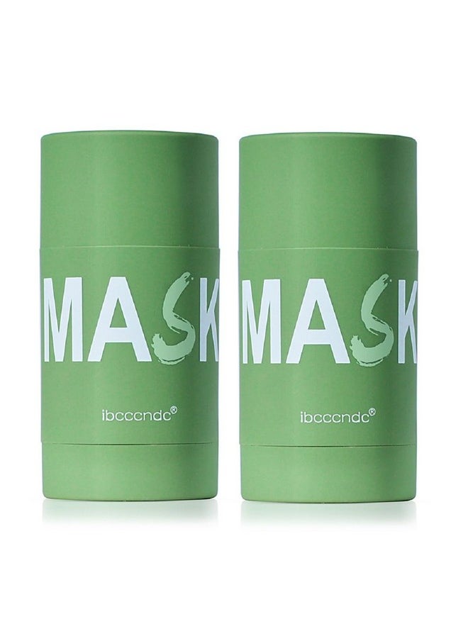 wenfeng 2Pcs Deep Cleanse Mask Stick For Faceblackhead Remover With Green Tea Extractporeless Deep Cleanse Mask Stick For Purifyingmoisturizingoil Control Reduce For Women And Men  - Image 1