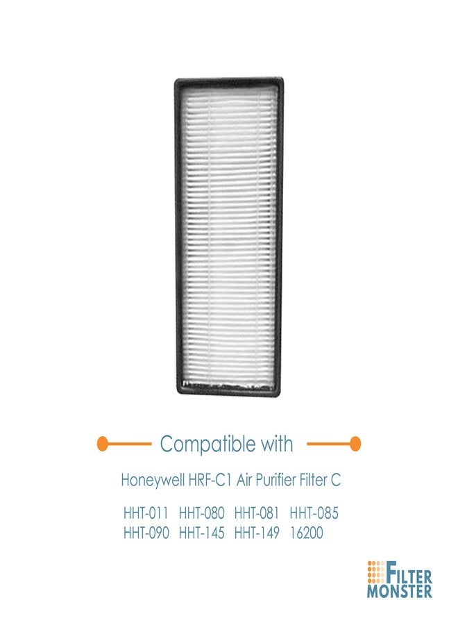Filter-Monster.com Filter-Monster – Replacement Filters, 2 Pack – Compatible with Honeywell HRF-C1 and HRF-C2 Air Purifier Filters for Models 16200, HHT-011, HHT-080, HHT-081, HHT-085, HHT-090, HHT-145, HHT-149 - Image 2