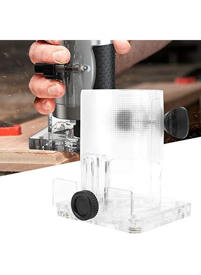 Thickened Transparent Base Router Trimmer Woodworking Power Tool Protective Accessory - Image 4