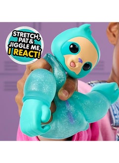 LITTLE LIVE PETS Little Live Pets Hug n' Hang Zoogooz – Sensoo Sloth Interactive Squishy Pet with 70+ Sounds & Reactions  - Image 5