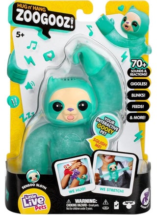 Little Live Pets Hug n' Hang Zoogooz – Sensoo Sloth Interactive Squishy Pet with 70+ Sounds & Reactions - pzsku/Z80D07C35CC28F3A50C84Z/45/1746704682/339850a0-2042-4651-8582-3ed9df65316a