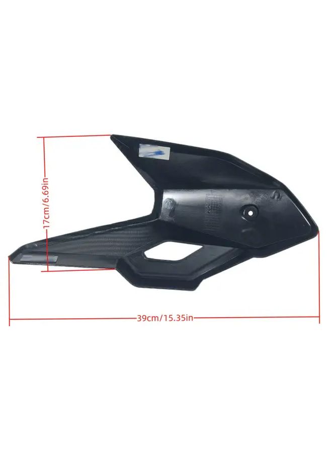 غطاء أنبوب العادم بنمط ألياف الكربون للحماية من الخدوش لدراجة هوندا X ADV 160 النارية - Image 2