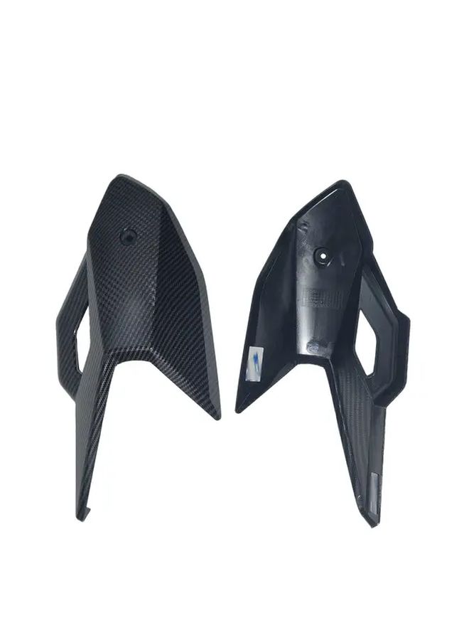 غطاء أنبوب العادم بنمط ألياف الكربون للحماية من الخدوش لدراجة هوندا X ADV 160 النارية - Image 3