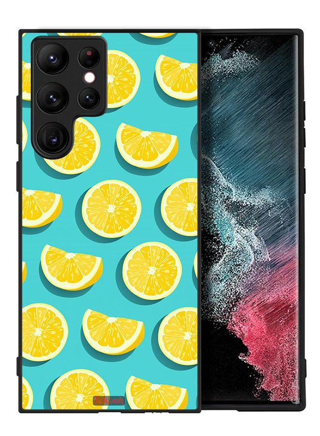 Tolwak Samsung Galaxy S22 Ultra 5G Protective Case Cover Pattern Of Oranges - Image 2