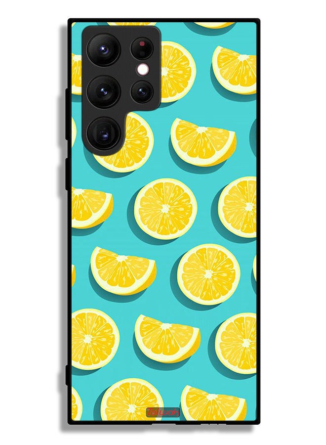 Tolwak Samsung Galaxy S22 Ultra 5G Protective Case Cover Pattern Of Oranges - Image 3