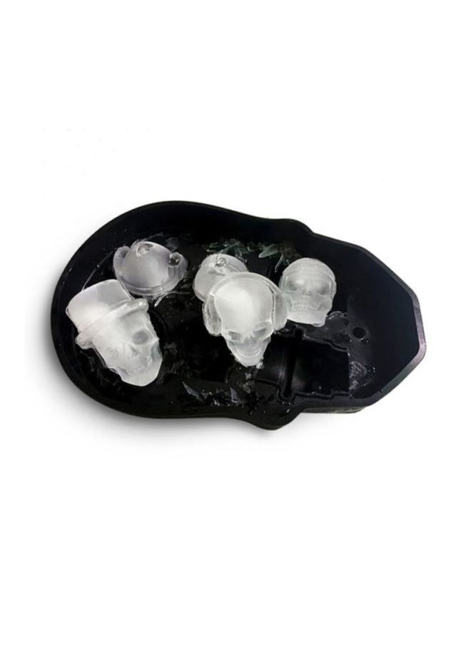 NIBEMINENT - Skull Shape Ice Box Black 12.7x18.2cm - Image 1