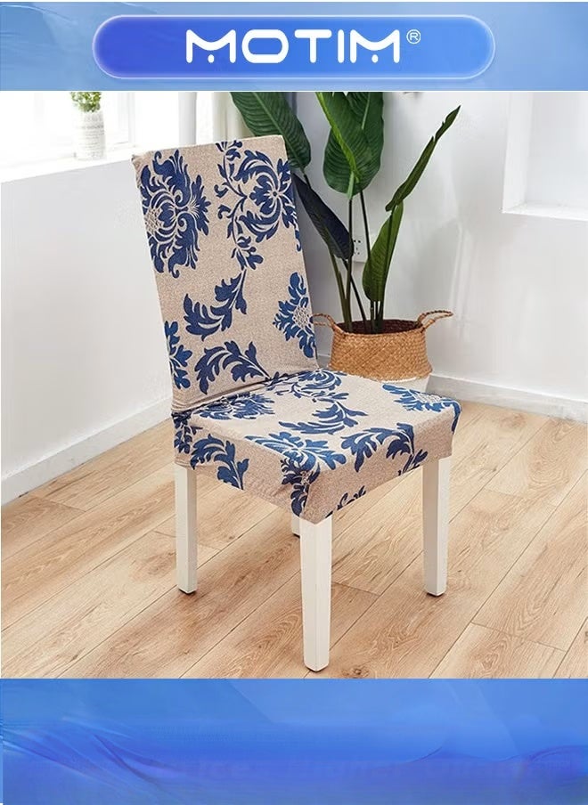 Motim 4pcs Chair Slipcovers for Dining Room Chair seat Covers Chair Covers for Party Protection Universal Fit Soft Polyester  - Image 2