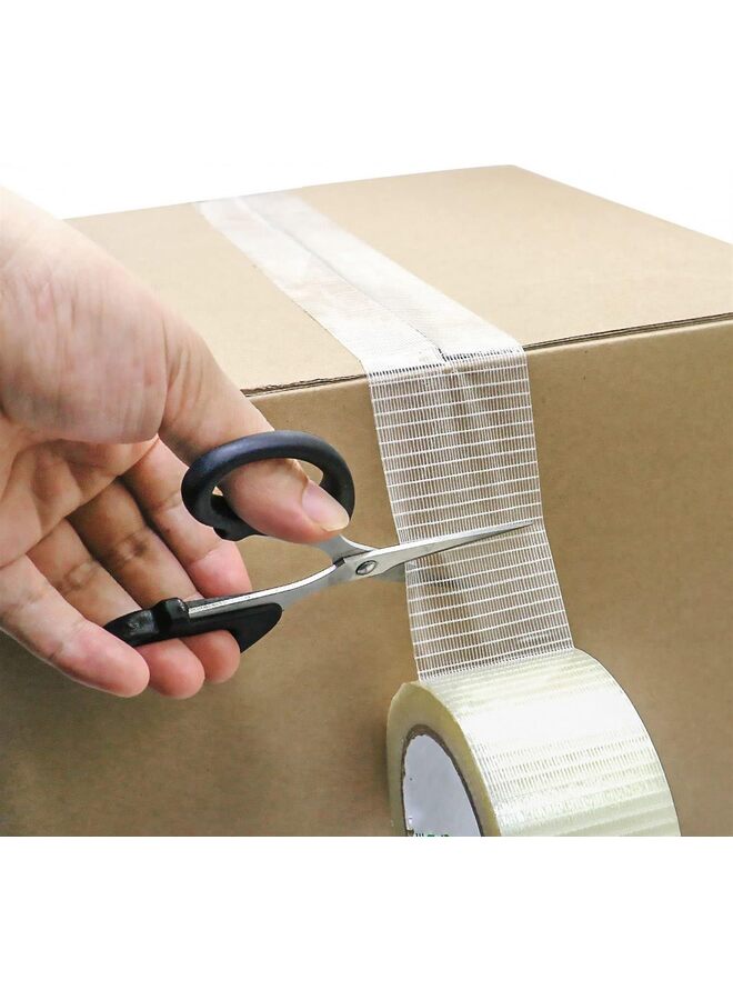 يُسلِّم 4 قطع، شريط من الألياف الزجاجية، شريط ربط معزز بخيوط شفافة للتعبئة الثقيلة، مقاومة ممتازة للخدوش والتآكل والخدوش - Image 5