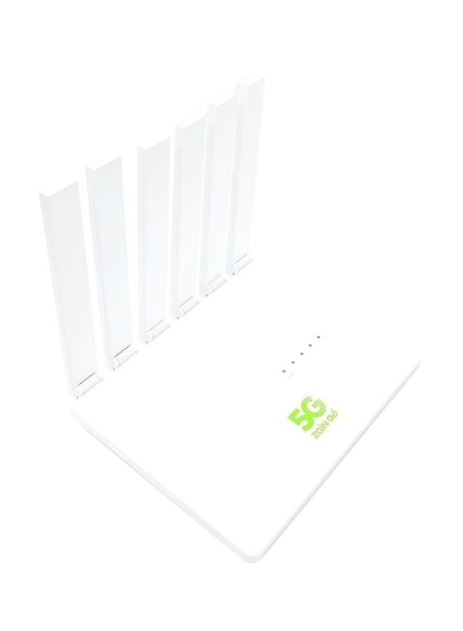 زين سمارت برو هوم واي فاي 5G أبيض لون أبيض - Image 2